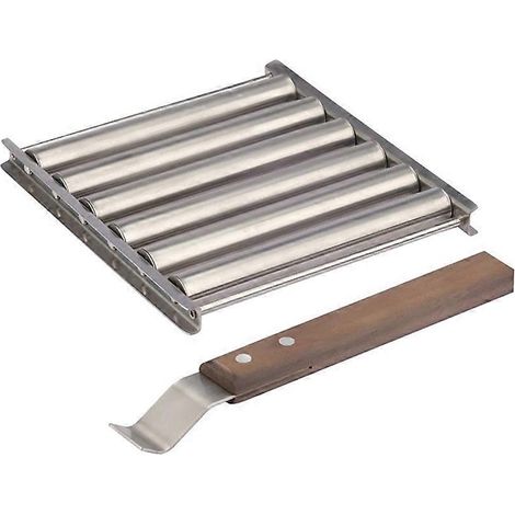 Grill à Hot Dogs Portable avec Support à Saucisses pour Cuisson Uniforme (1/4)