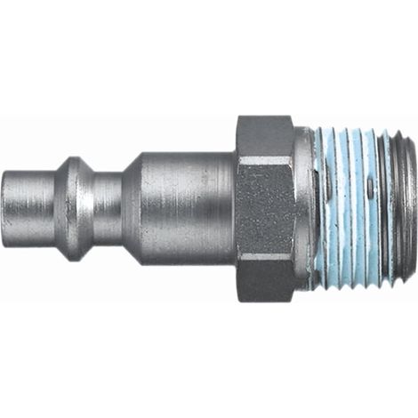 Raccord rapide pneumatique Legris, Filetage Mâle vers Mâle BSPP 3/8 in Male 3/8pouces Échange industriel, ISO 6150 B en ( Prix pour 1 )