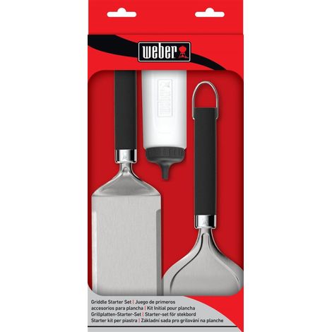 Kit 3 ustensiles Initial pour plancha Weber (1/3)