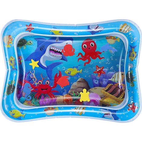 Tapis d'eau gonflable pour bébé, coussin d'eau pour tout-petit, tapis rafraîchissant pour bébé, tapis de marche gonflable pour bébé (1/5)