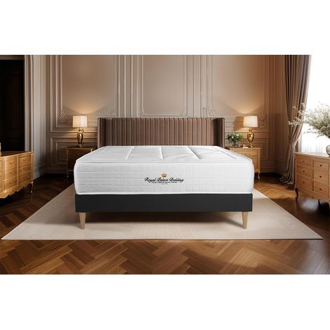 kit rete e materasso matrimoniale Windsor 200 x 200cm - Spessore : 26cm - memory foam e molle insacchettate - Bilanciato (1/5)