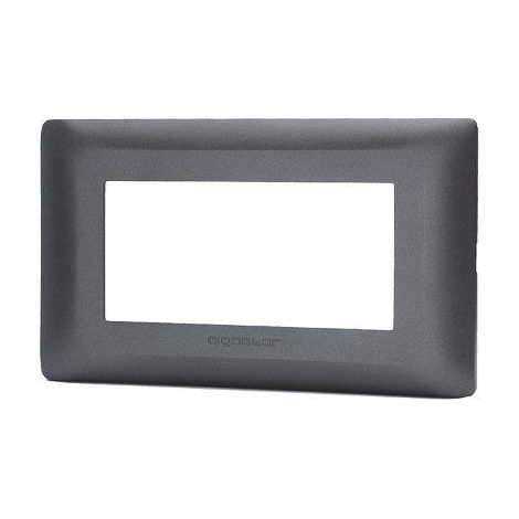 PLACCA COPRIFRUTTI ABM - NERO POSTI 4 MM 140X85- 8 pezzi