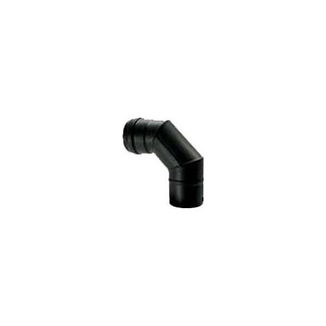 SAVE Fumisteria Plus PN803 Eckstück Schornsteinrohr Schwarz