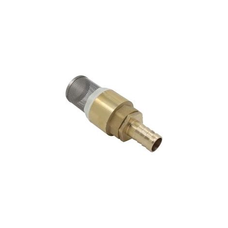 Clapet anti-retour 1/2 pouce avec crépine – Vanne en laiton pour filetage plomberie – Connexion female – Dimensions 7.9 x 2.4 cm