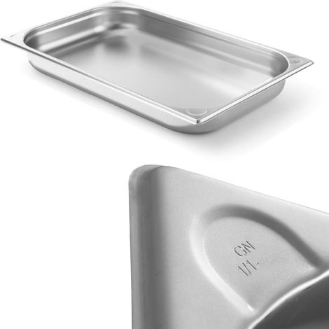 Contenitore GN 1/1 in acciaio Kitchen Line, altezza 40 mm - Hendi 806111