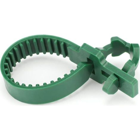 10 pièces 24 cm robuste en caoutchouc souple plante arbre sangles réglable emboîtement jardin attaches pour arbuste Rose plante arbre Support (1/5)