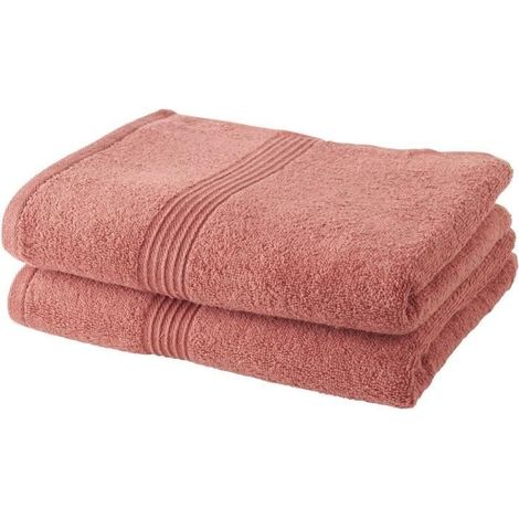 Today Lot de Serviettes de Bain terracotta 50 x 100 cm (1/2)