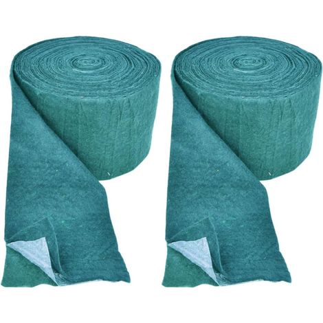 Ruban de Protection Hivernale pour Usage et Protection Le Gel Isolation Thermique 2 Rouleaux en Tissu Non Tissé Vert Film Plastique Couleur Aléatoire pour Arbres (1/5)