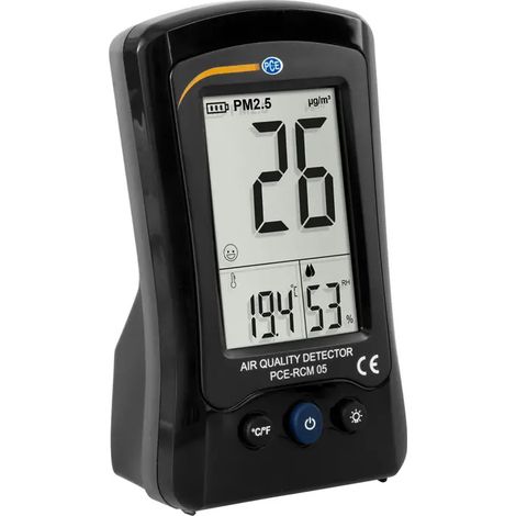 Feinstaub-Messgerät PCE Instruments PCE-RCM 05 Temperatur, Luftfeuchtigkeit (1/5)