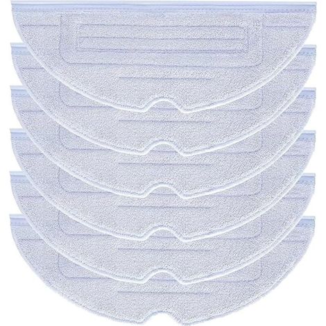 Lot de 6 chiffons de nettoyage en microfibre pour aspirateur robot S8+/S8 Pro/G20 (1/4)