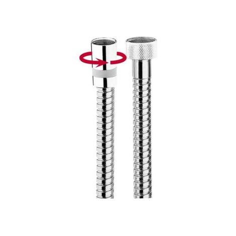 Flexible laiton 125cm chromé - Bossini A00048B030