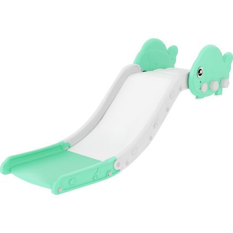 Kids Sofa Slide 130cm Extended Length, HDPE Toddler Slide for Sofa, Bed, Stairs, Easy Assemble & Storage, Green (1/5)