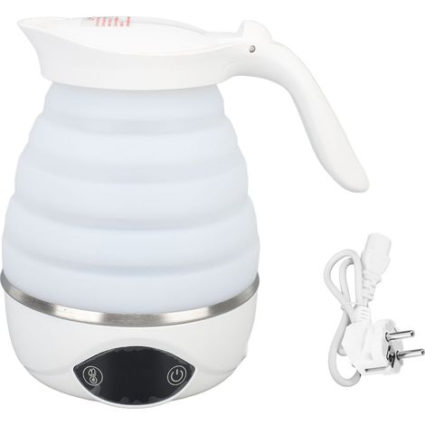Bouilloire électrique pliable avec arrêt automatique de voyage pour camping prise UE 90 240 V (1/4)