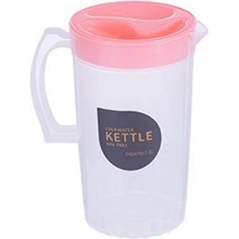 1 Pichet à thé glacé, infuseur intégré, couvercle anti-fuite, poignée ergonomique, sans BPA, 2,15 L, usage domestique (1/5)