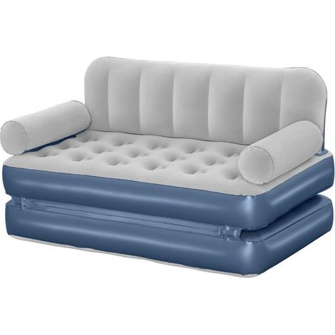 Bestway Canapé gonflable convertible 188 x 152 x 64 cm avec pompe électrique intégrée