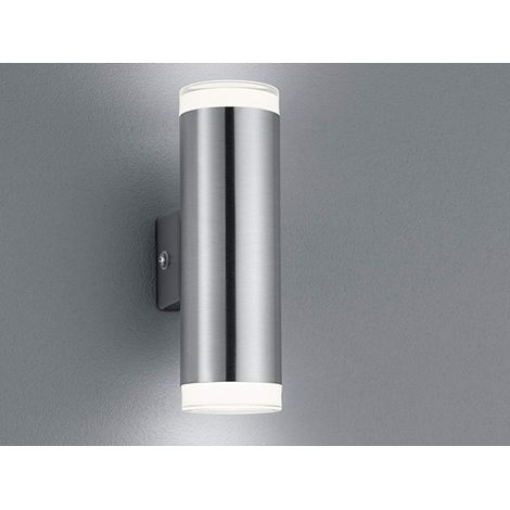 ARACATI silberne Außenwandleuchte, Fassadenleuchte, RL R28212107 (1/5)