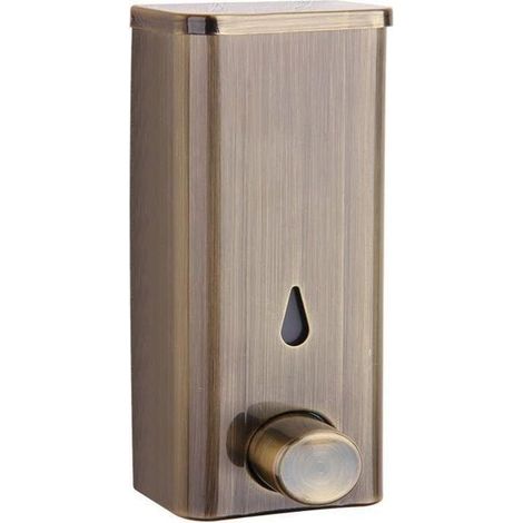 Accessoires de Salle de Bain 304 Savon en Acier Inoxydable Distributeur Mural Poinçon Se Laver Les Mains Bouteille Hôtel Salle (1/3)