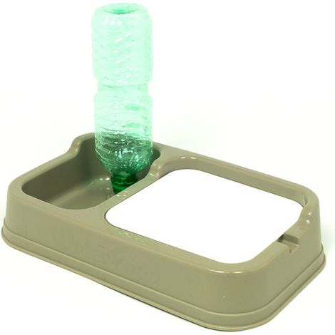Distributore Cibo/Acqua Per Animali Modello 700087 Colore Beige (1/3)