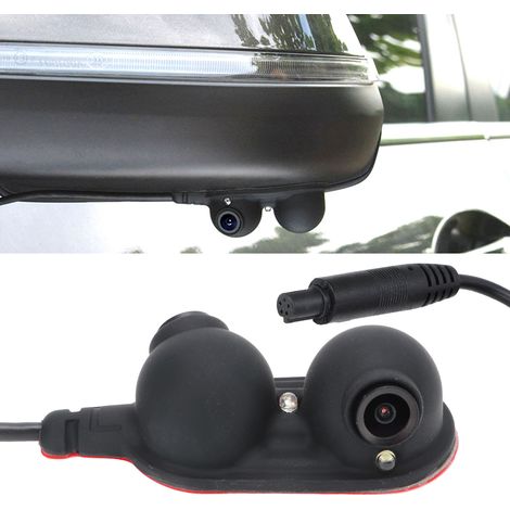 Caméra d'angle mort pour portière de véhicule, vision nocturne HD, étanche IP68, pour camion, fourgon, camping-car, remorque et véhicule d'urgence, côté gauche.