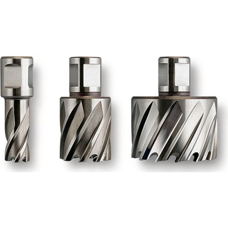 Fein 1x HSS Nova 25 carotteuse avec prise Weldon 3/4" 25 mm Ø 45 mm - 63134450051 (1/2)