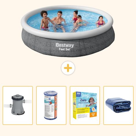 Bestway Bestway Fast Set Ronde - 366x76 cm - 5-pièces S224 (1/5)