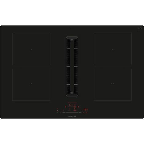 Siemens iQ500 ED811HQ26E piano cottura Nero Da incasso 80 cm Piano cottura a induzione 4 Fornelli