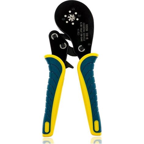 pince à sertir tube cosse capacité de sertissage 0,08 - 16mm ²- Jaune, vert (1/4)