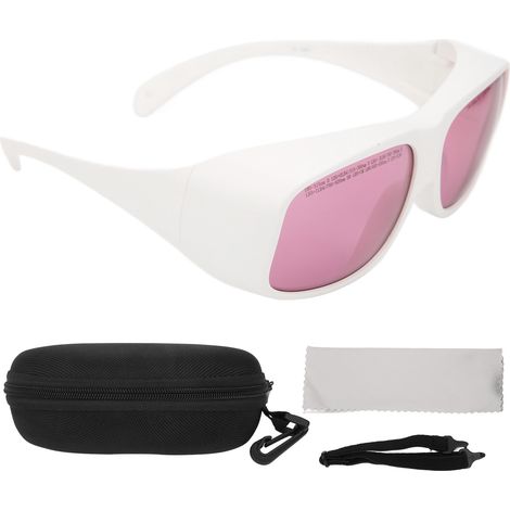 Lunettes de protection laser 808NM 850, filtres lumineux oculaires blancs pour appareil d'épilation beauté (1/5)