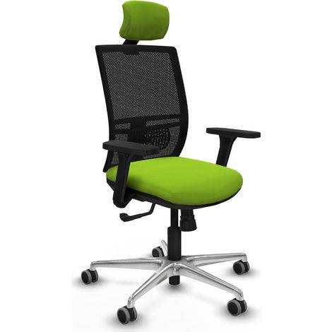 Chaise de bureau piqueras y crespo Yunquera noir accoudoirs 3D (1/2)