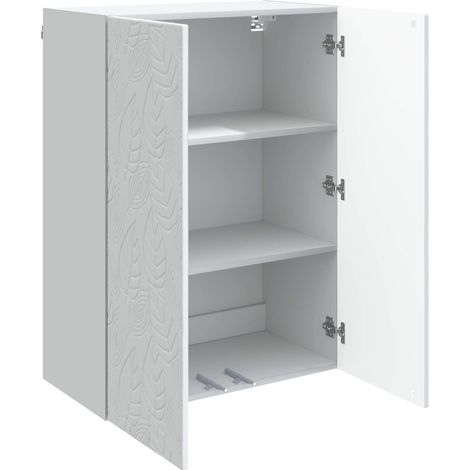 Armadietto a muro Mobiletto a muro Bianco 66 x 34,5 x 90 cm Legno ingegnerizzato DAS460624 (1/5)