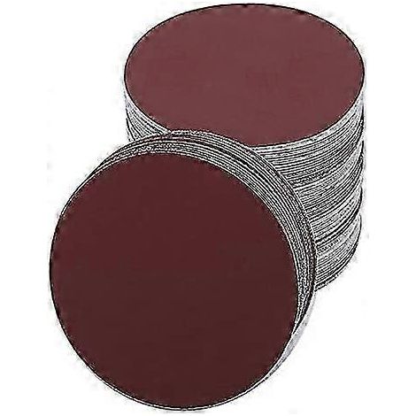 30 Pack 180mm Round Sanding Discs for Sander Grit 60/80/120/180/240/400 Round Sandpaper Sand Sheet (1/4)