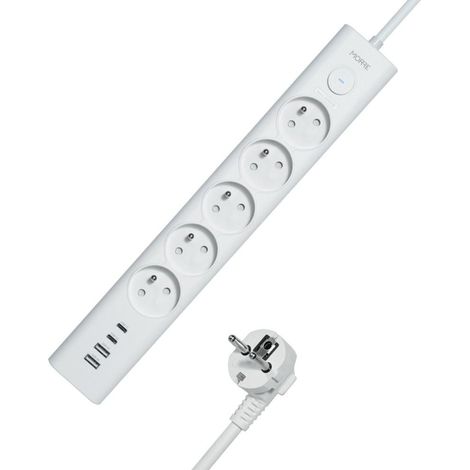 Regleta eléctrica Tiross morre 5G 2xUSB, 2xUSB C, 1,5 m