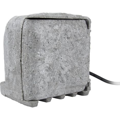 – Bloc pierre 4x16A avec 2 interrupteurs – Câble H07RN-F 1,5m – Indice de protection IP44 – Pour jardin sécurisé