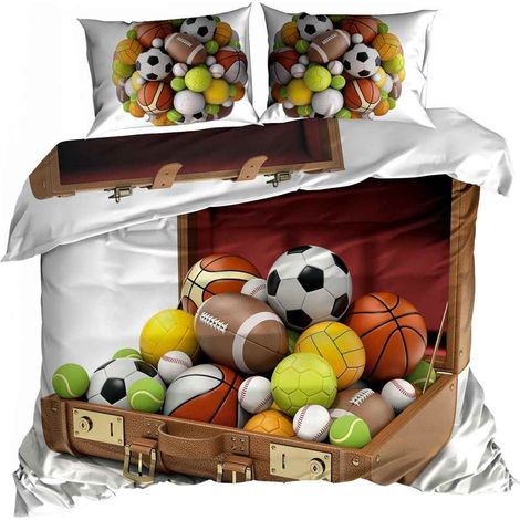 Set di lenzuola in raso di cotone 3D con palline, 160x200 cm. (1/3)