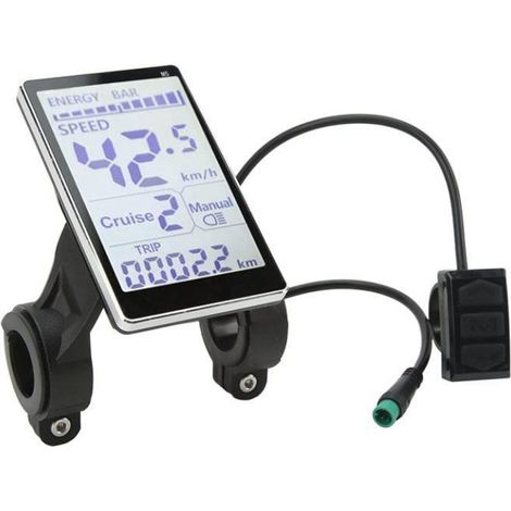 Pantalla LCD para bicicleta eléctrica, panel de control de visualización para bicicleta eléctrica de 24 V, 36 V, 48 V y 60 V, pantalla universal para patinete eléctrico M5 (1/5)