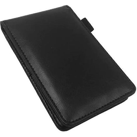 Carnet A7 professionnel, bloc-notes épais pour bureau, bloc-notes de gestion du temps (noir) (1/5)