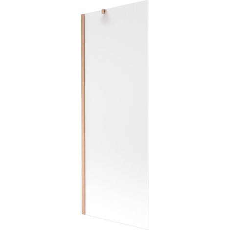 Mexen Next mampara de bañera de 1 hoja 70 x 150 cm, escarchado, cobre cepillado - 895-070-000-00-30-65 (1/5)