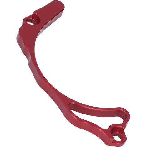 Cache moteur ATV en aluminium billet rouge, remplacement compatible Sportrax 400 TRX400EX 1999-2008, protection robuste, garde-boue moteur, kit carter moteur, pièce de rechange haute qualité. (1/5)