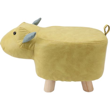 Tabouret en forme d'animal de dessin animé, robuste, antidérapant, silencieux, doux, multifonctionnel et mignon, repose-pieds pour enfants (1/5)