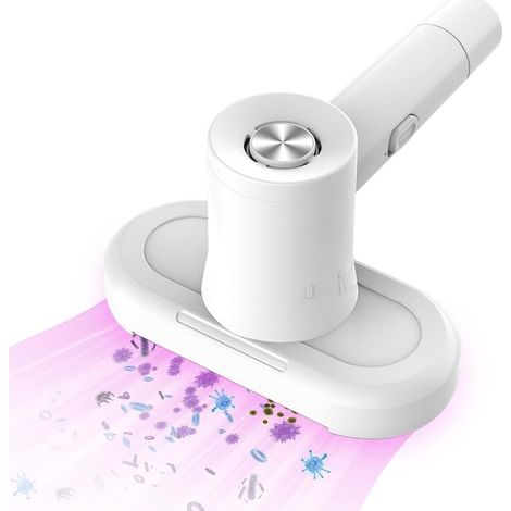 Aspirateur Matelas, Aspirateur Anti-acariens pour Matelas avec lumière UV, Aspirateur à Main avec Filtre Hepa, Elimine 99,99% de Tous Les acariens pour Lits, oreillers, canapés et Tapis (1/5)