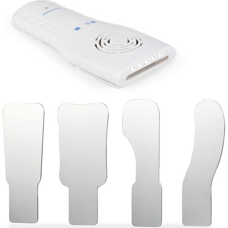 Miroirs intrabucaux pour photographie dentaire, miroir à réflecteur dentaire en verre, miroir occlusal, miroir orthodontique double face, outil dentaire, miroir LED, chargeur sans fil et ventilateur (1/5)