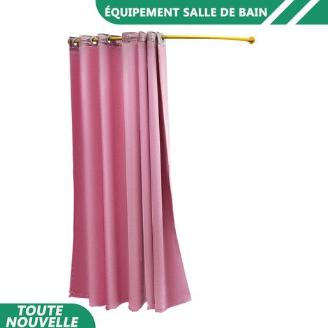 WAOBDLA En forme de C magasin de vêtements vestiaire protection de la vie privée vestiaire monté au mur (1/5)