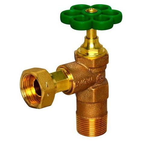 Geradsitzventil, Eckausführung, 3/4" AG Gehäuse Rotguss  1203000