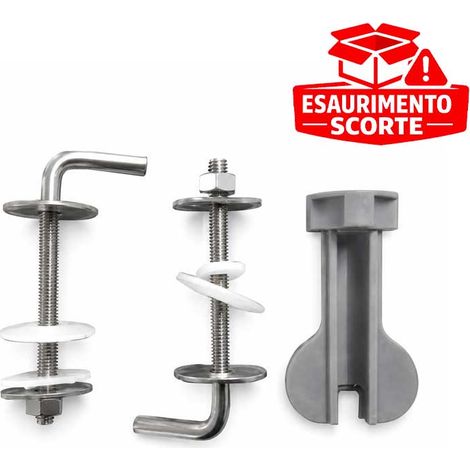 KIT CERNIERE PER SEDILE ""YDRA"" chiusura normale