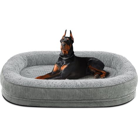 Panier Chien Grande Taille, Coussin Chien Orthopedique et Dehoussable (1/5)