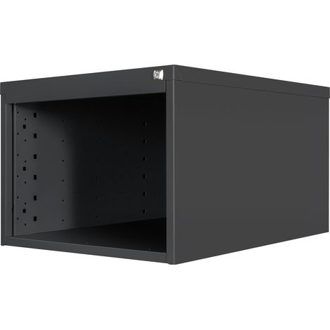 ADB Schubladenbox leer, H 400 x B 531,5 x T 700 mm, RAL 7016 (1/5)