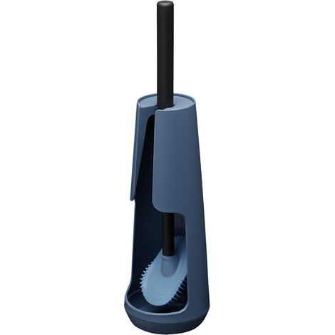 Tiger Tess Porte-brosse WC sur pied avec brosse Swoop® flexible Bleu Noir (1/5)