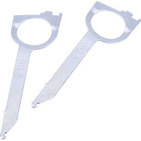 Kit d'outils de 20 pièces pour le démontage et l'installation d'autoradios et de systèmes audio, comprenant des outils pour le démontage des lecteurs CD stéréo de tableau de bord. (1/5)