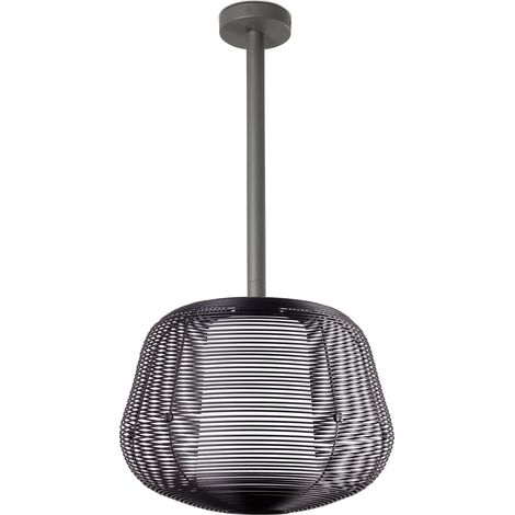 NARA M Sospensione fissa nero 1xE27