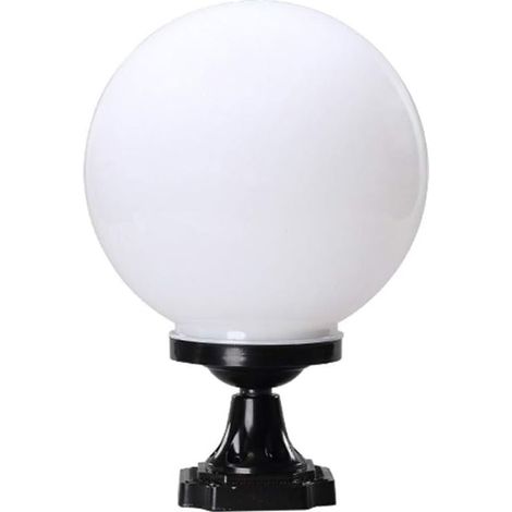 Lampe d'extérieur moderne en forme de globe, imperméable, luminaire d'extérieur, idéal Compatible with un patio, une cour, un balcon, un porche, un paysage ou une rue (1/4)